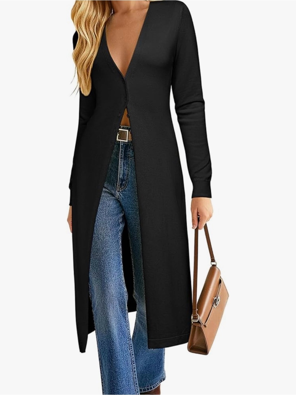 Women’s Button Up Duster Cardigan